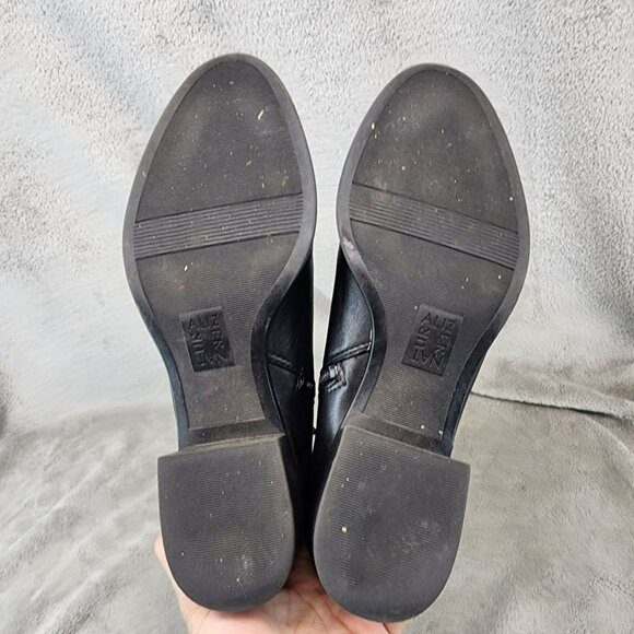 Naturalizer Shoes Womens Size 9 Drewe Black Leather Side Zip Ankle Booties - Picture 8 of 14
